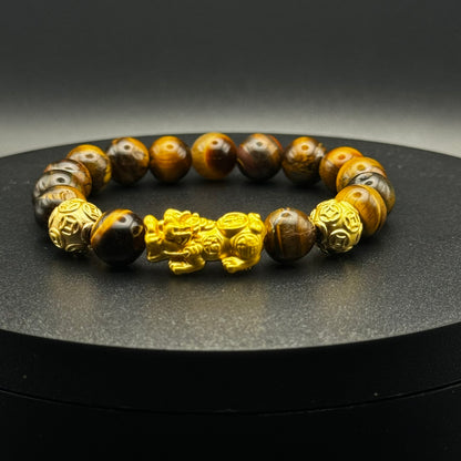 Pixiu Bracelet - Tiger Eye