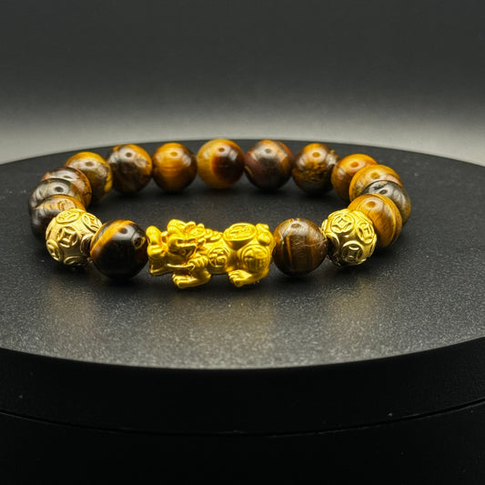 Pixiu Bracelet - Tiger Eye