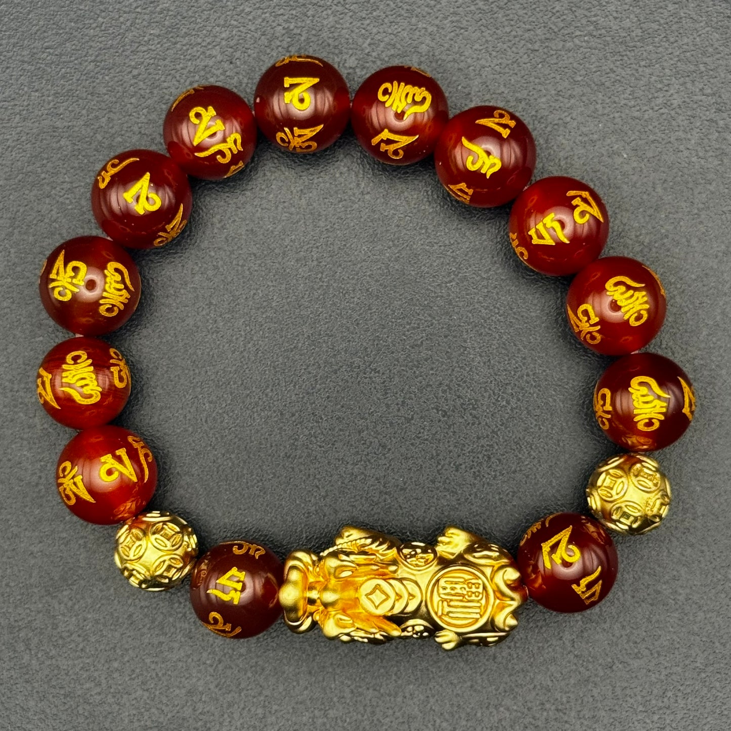 Pixiu Red Odsidian Wealth | Piyao Bracelet