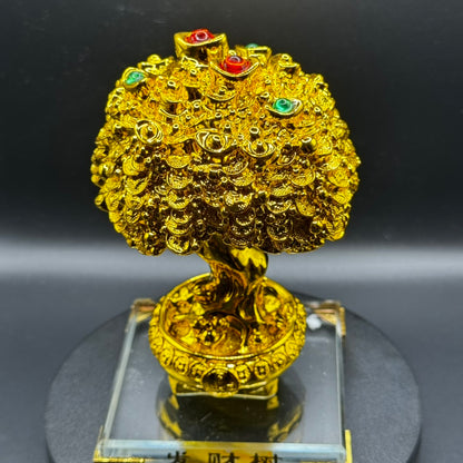 Fengshui Golden Wealth Tree Money Tree Figurine