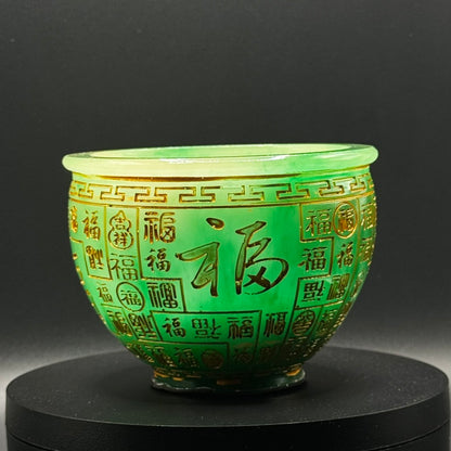 Fengshui Baifu Tank Cornucopia Of Wealth Prosperity (Green)