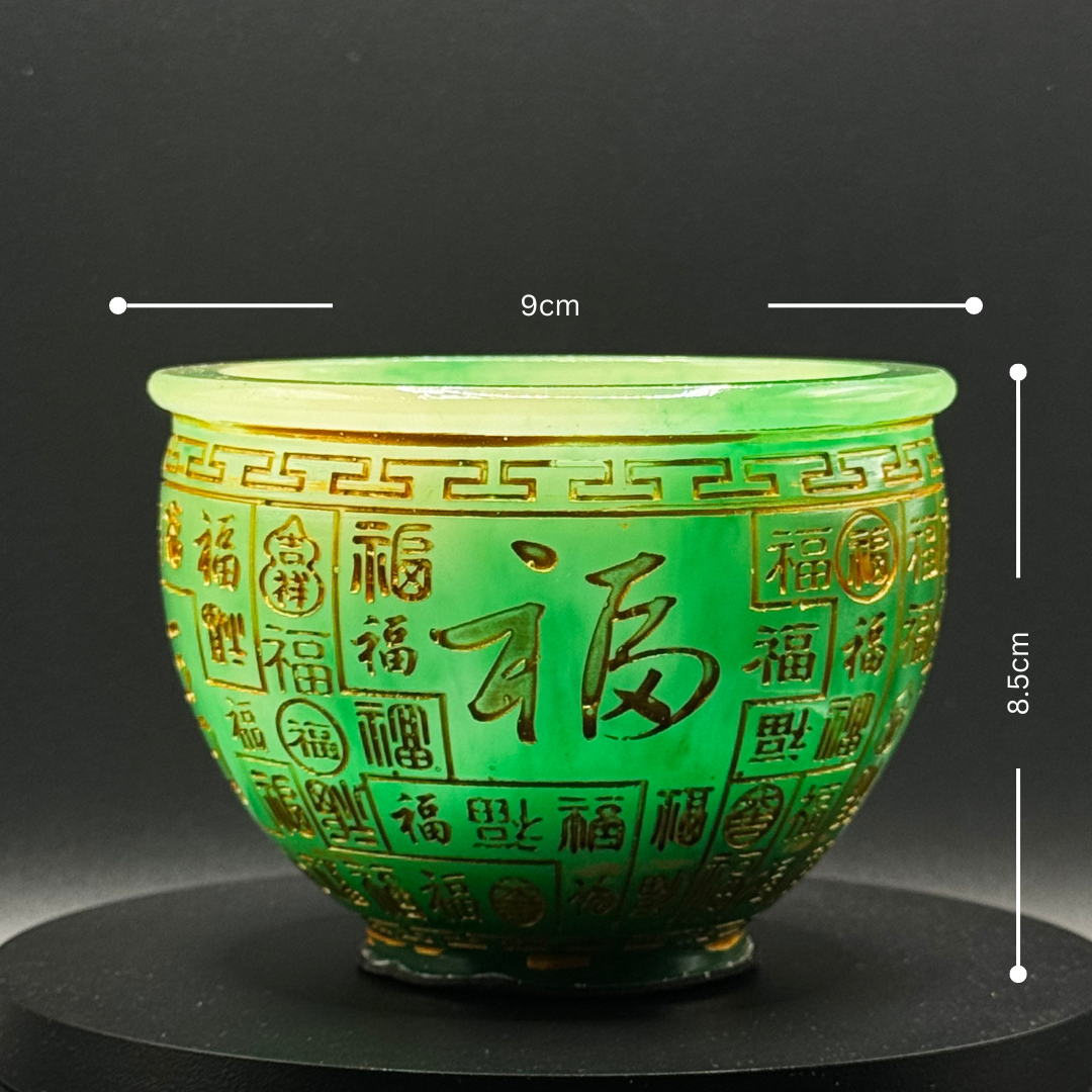 Fengshui Baifu Tank Cornucopia Of Wealth Prosperity (Green)