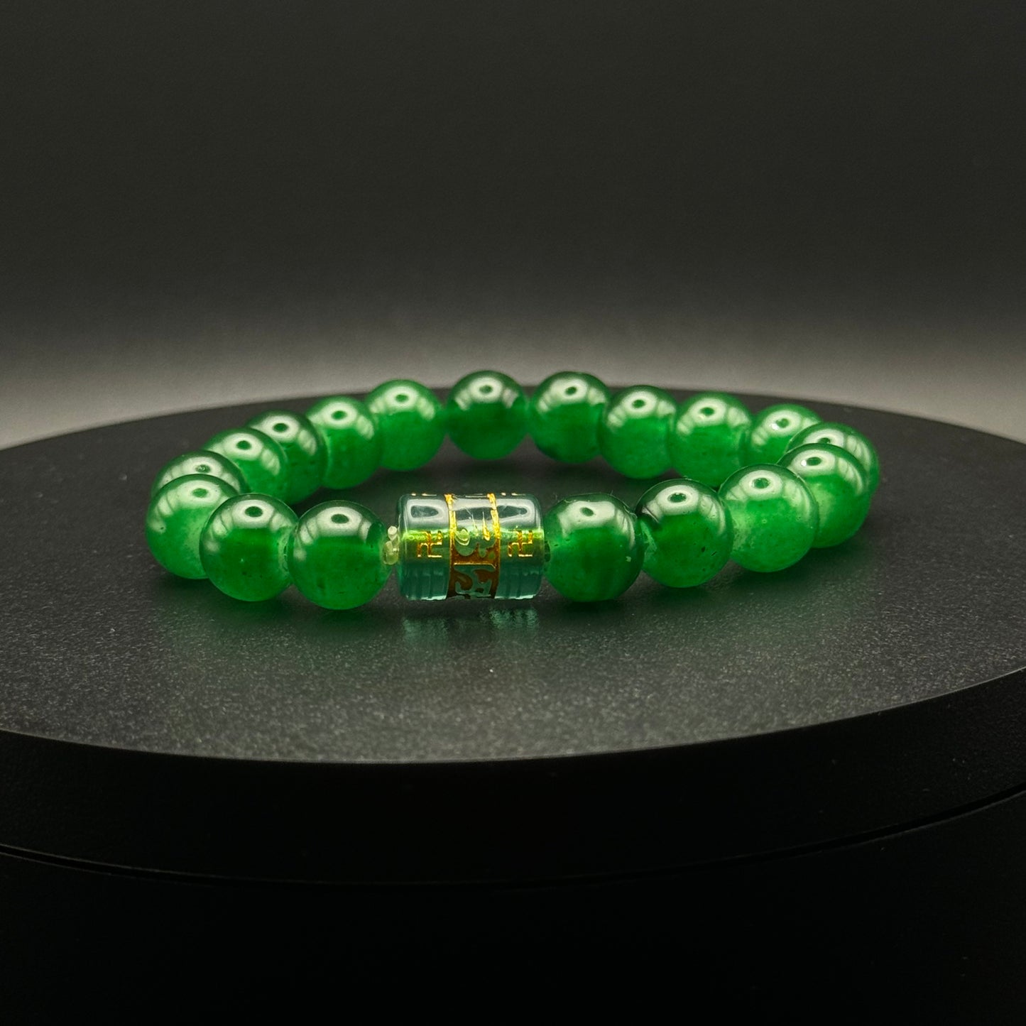 Green Mantra Bracelet