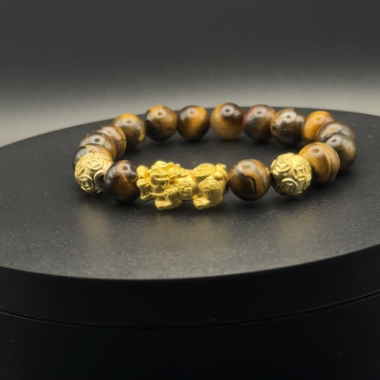 Pixiu Bracelet - Tiger Eye