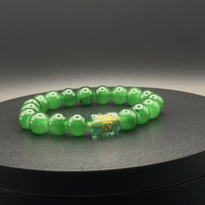 Green Mantra Bracelet