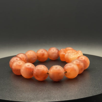 Pixiu Baltic Amber Mantra | Piyao Bracelet